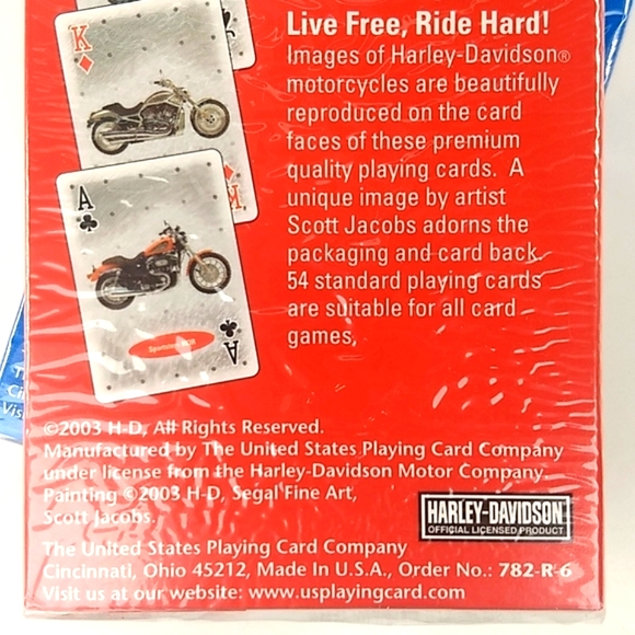 Harley-Davidson Scott Jacobs 2 Factory Sealed Cards in Metal presentatio… - Picture 11 of 17